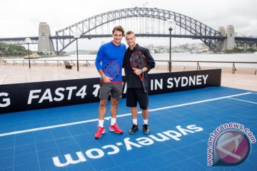 Federer vs Hewitt pada Peluncuran FAST4 TENNIS di Sydney
