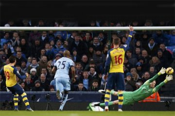 Manchester City dipermalukan Arsenal 0-2 di Etihad