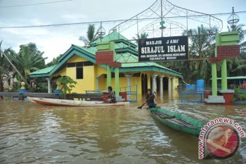 Sejumlah kecamatan di Kalbar mulai banjir