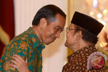 Habibie sampaikan pesan setahun pemerintahan Jokowi