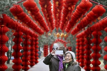 Belanja warga Tiongkok capai 38 miliar dolar saat Imlek