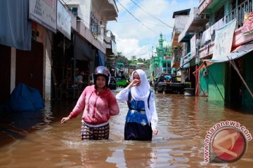 Banjir rendam ratusan rumah  di Barito Utara-Kalteng