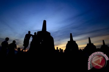 Pengunjung Candi Borobudur naik drastis