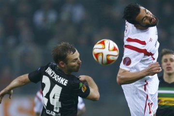 Babak pertama Gladbach-Sevilla sama kuat 2-2