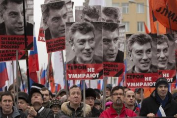 Oposisi Rusia peringati pembunuhan pengkritik Kremlin Nemtsov