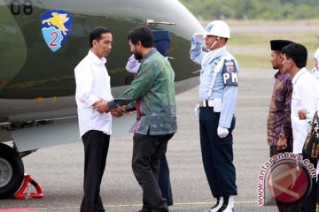 Presiden Jokowi tiba di Aceh