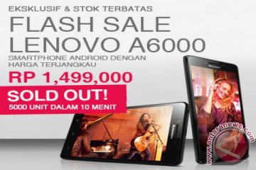 Lazada Indonesia Luncurkan Flash Sale Lenovo A6000