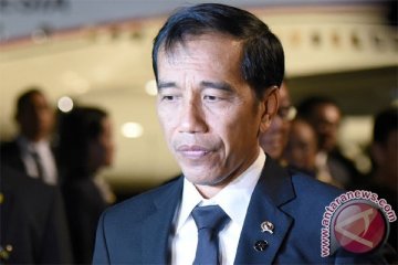 Presiden Jokowi tiba di Lanud Soewondo Medan