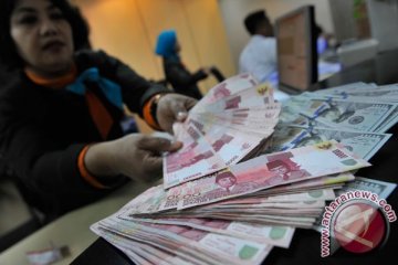 Rupiah menguat terpengaruh isu suksesi ketua the Fed