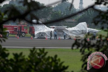 Pesawat F-16 gagal take off saat pembaretan Jokowi