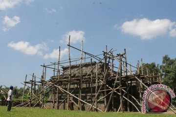 Pemugaran induk Candi Sanggrahan rampung akhir November