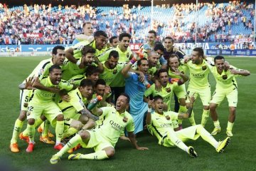 Hasil laga dan klasemen La Liga, Barcelona juara