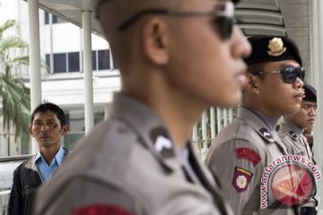Polisi jaga Bundaran Hotel Indonesia hingga petang
