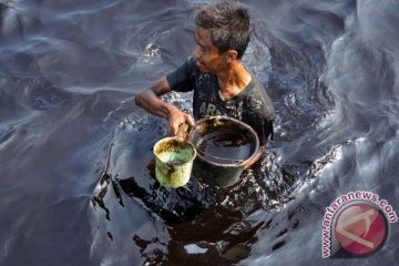 Ratusan warga di Paser Utara, Kaltim, terdampak kebocoran minyak pipa Pertamina