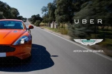 Unduh Uber bisa naik Aston Martin di Jakarta