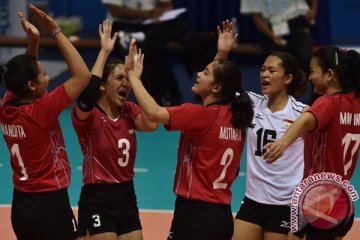 Tim voli putri Indonesia pastikan satu tiket semifinal