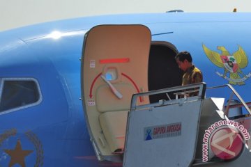 Presiden Jokowi tiba di Lanud Adisumarmo