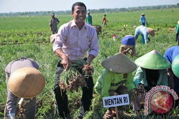 Mentan beri bantuan pompa air untuk petani bawang Desa Tegongan