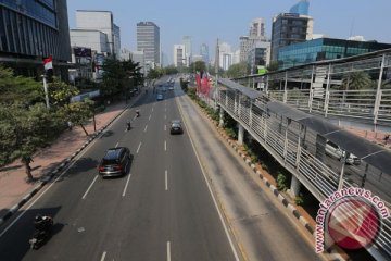 Jalan Thamrin Jakarta ditutup untuk pengambilan gambar film