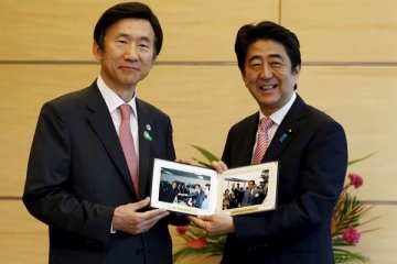 PM Abe berjanji perbaiki hubungan dengan Korsel