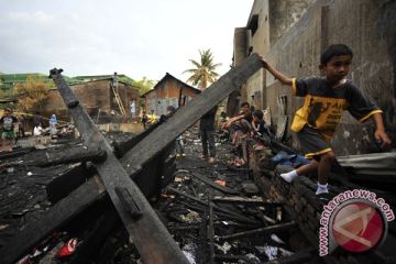 KEBAKARAN MENEWASKAN SATU KELUARGA