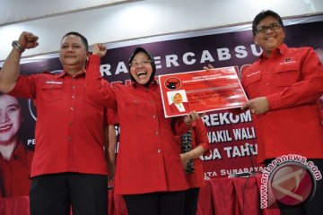 PDIP resmi usung Risma-Whisnu maju Pilkada Surabaya