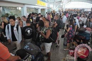 46 penerbangan dibatalkan di Bandara Ngurah Rai