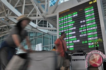 Seluruh penerbangan dari Bandara Ngurah Rai dibatalkan