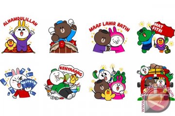 LINE perkenalkan stiker animasi Lebaran