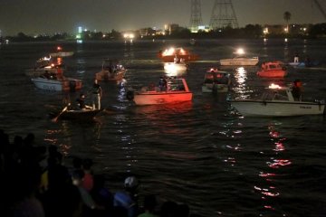 Kapal karam di sungai Nil, 15 orang tewas