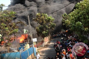 Gudang aset PT Koba Tin terbakar