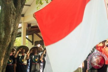 Upacara HUT ke-70 Kemerdekaan RI Di Rengasdengklok