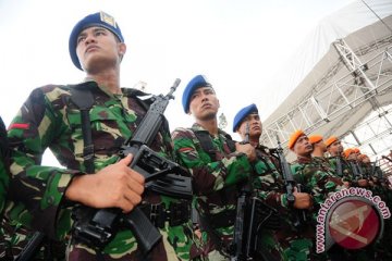4.500 personil TNI-Polri amankan kunjungan Presiden