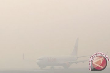 Tiga penerbangan Jambi-Pekanbaru tujuan Batam terganggu asap