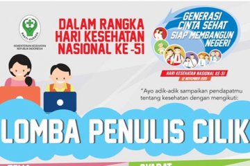 Kementerian Kesehatan gelar lomba penulis cilik