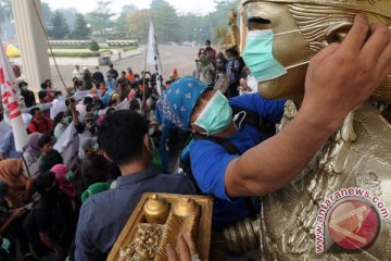 Anak-anak Riau belum terbebas dari polusi asap
