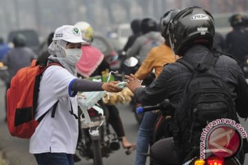 Pengendara diimbau nyalakan lampu di jalan berkabut asap