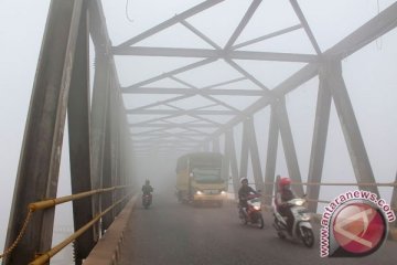 Kabut asap dari Kalimantan diperkirakan sampai Malaysia