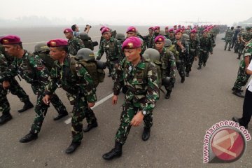 Polda Kalbar turunkan Brimob atasi kebakaran hutan