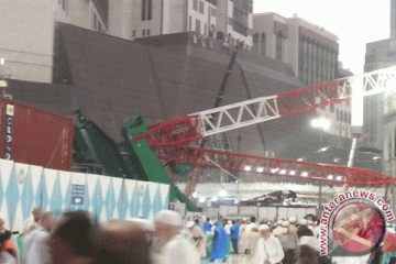 34 calon haji Indonesia jadi korban crane Masjidil Haram