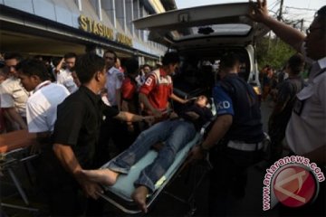 Polisi: 36 korban tabrakan kereta dirawat di rumah sakit