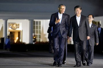 "Ni hao" Obama sambut Xi Jinping