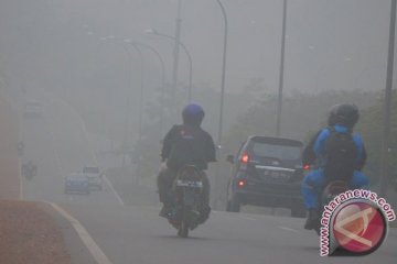 Kabut asap tebal selimuti Bangka Tengah