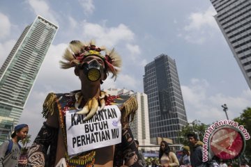 BENCANA ASAP - Muara Teweh kembali dilanda kabut asap