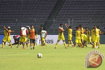 Suporter Sriwijaya FC mulai masuki GBK