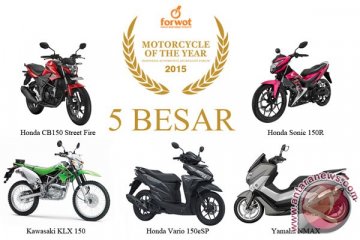 Lima kandidat Forwot Motorcycle of the Year diumumkan