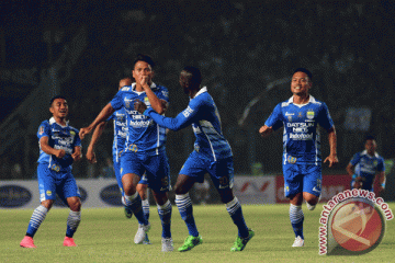 Persib sementara unggul 2-0 atas Sriwijaya FC