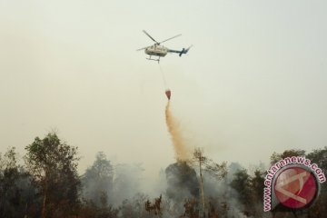 Satgas: Tiga heli pemadam karhutla dipindahkan dari Riau