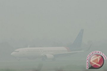 Jadwal penerbangan di Pekanbaru terganggu kabut