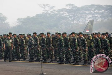 Seribu tentara anggota Satgas Kebakaran Hutan Sumsel dipulangkan